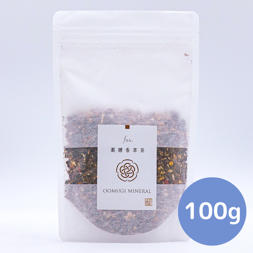 【fuu. 】薬膳香草茶 オオムギミネラル 100ｇ