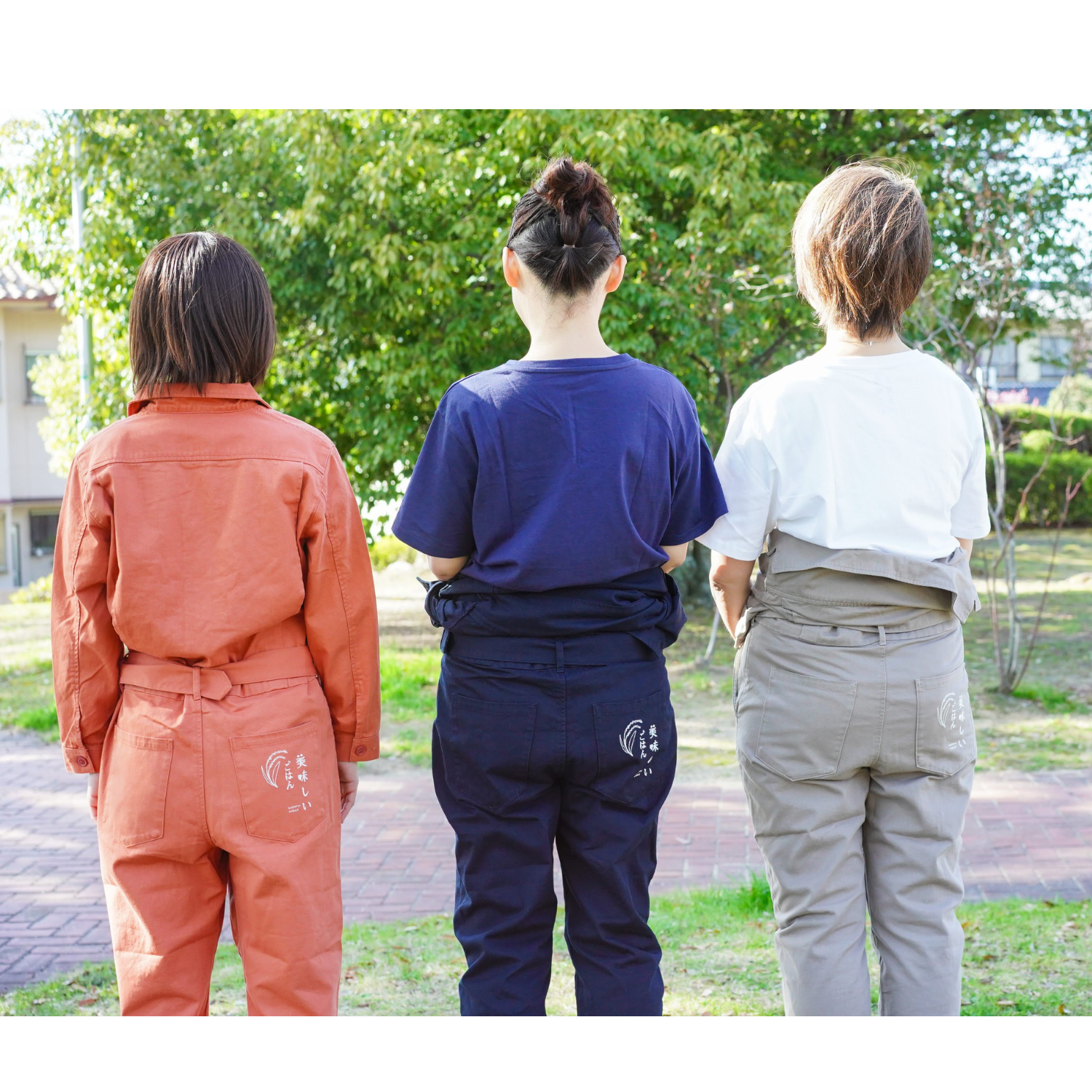 【アウトレット品】ゆにわオリジナルつなぎ（ネイビー/カーキ/オレンジ）