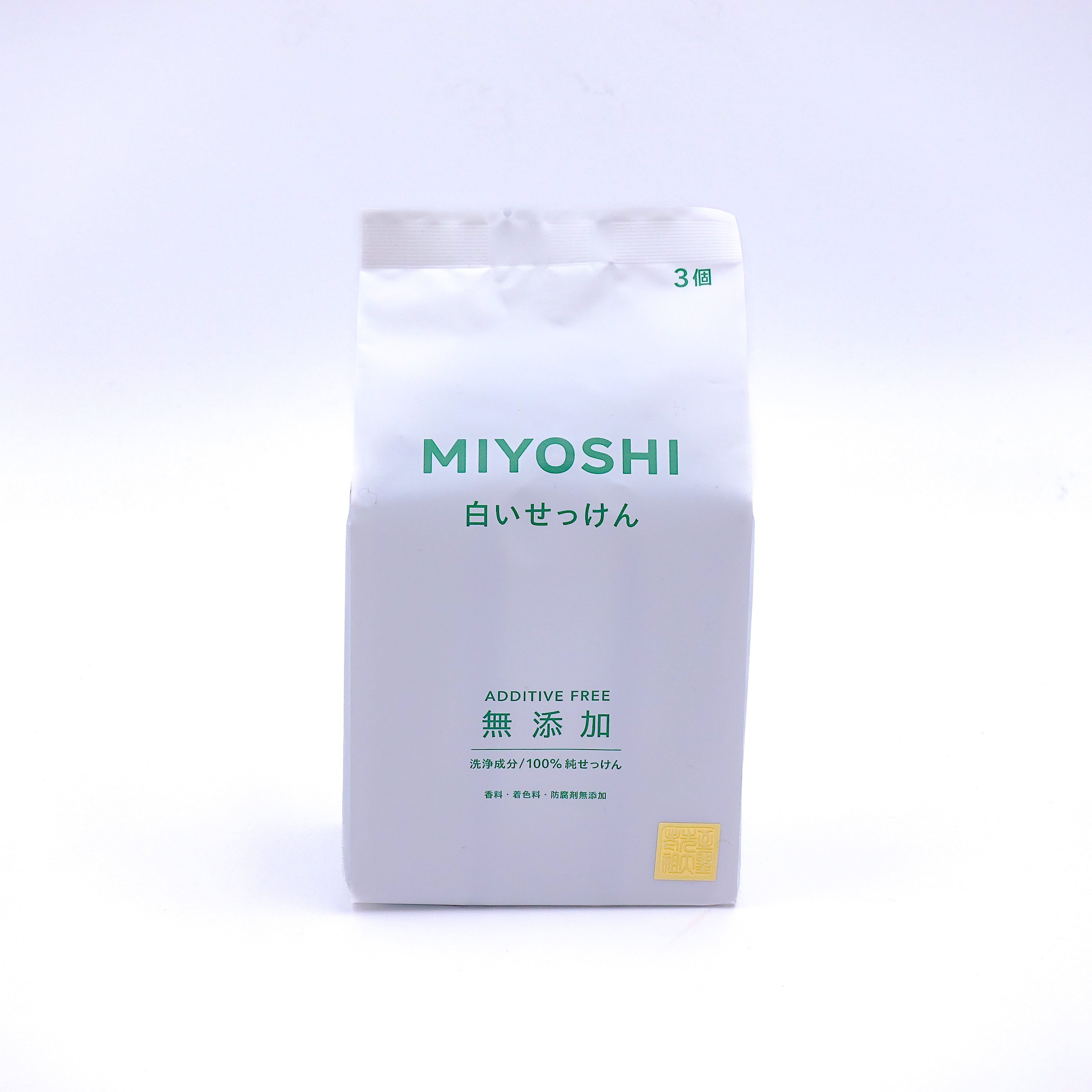 ミヨシ　無添加 白いせっけん 3P