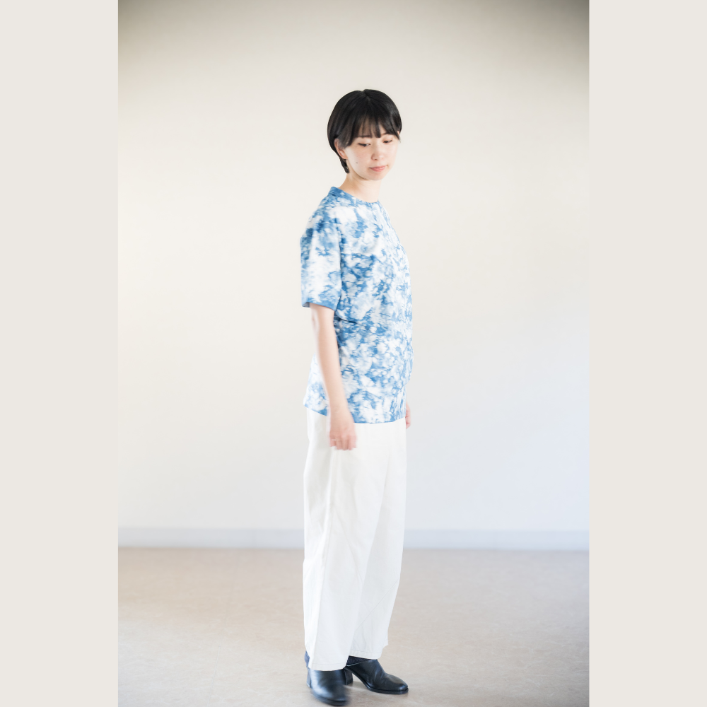 【あいわゆう籠染めTシャツ】