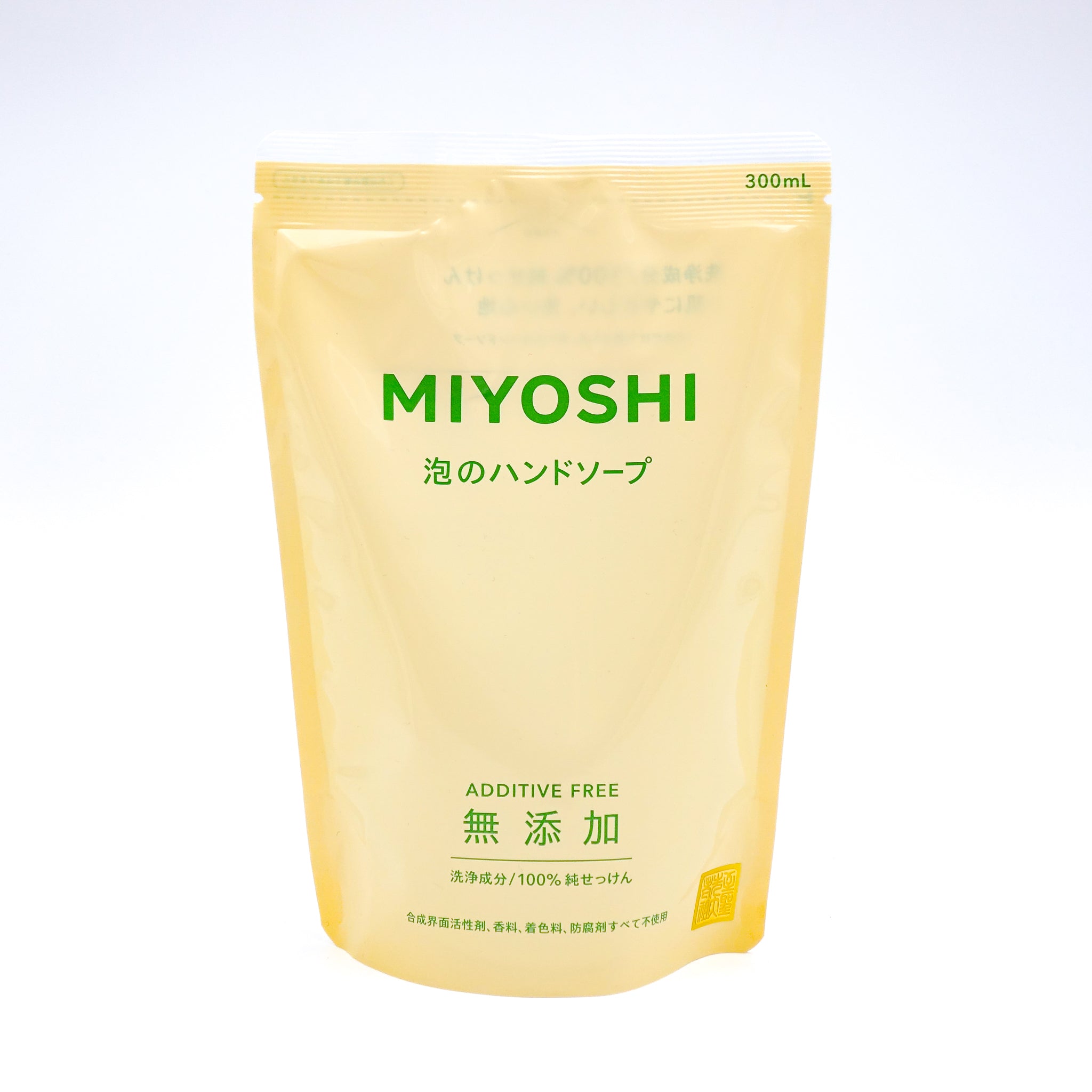 ［詰替］ミヨシ　無添加せっけん泡のハンドソープ 300mL