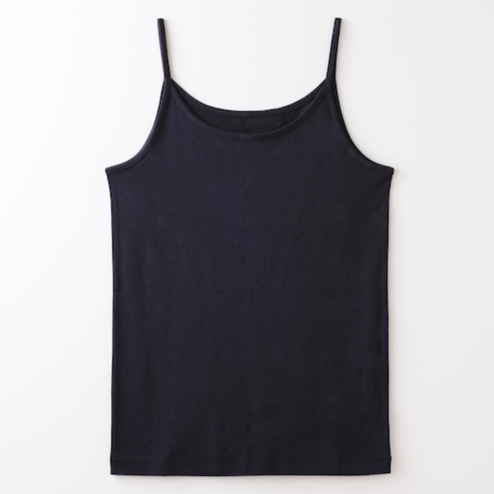 TAKEFU さらりキャミソール（ホワイト／ネイビー）