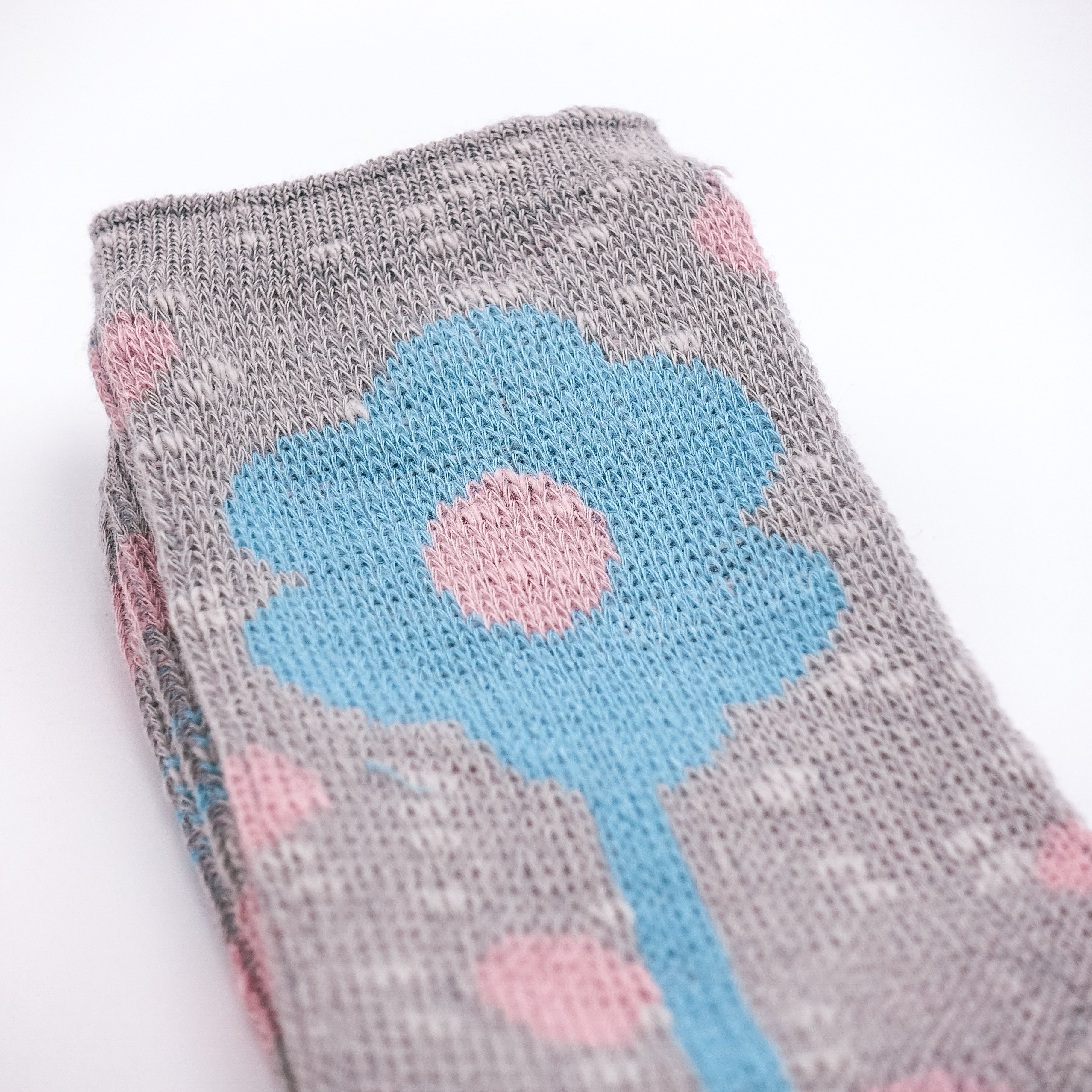 【402・403】お花のくつした（2色）［ezu（旧：リップル洋品店）］