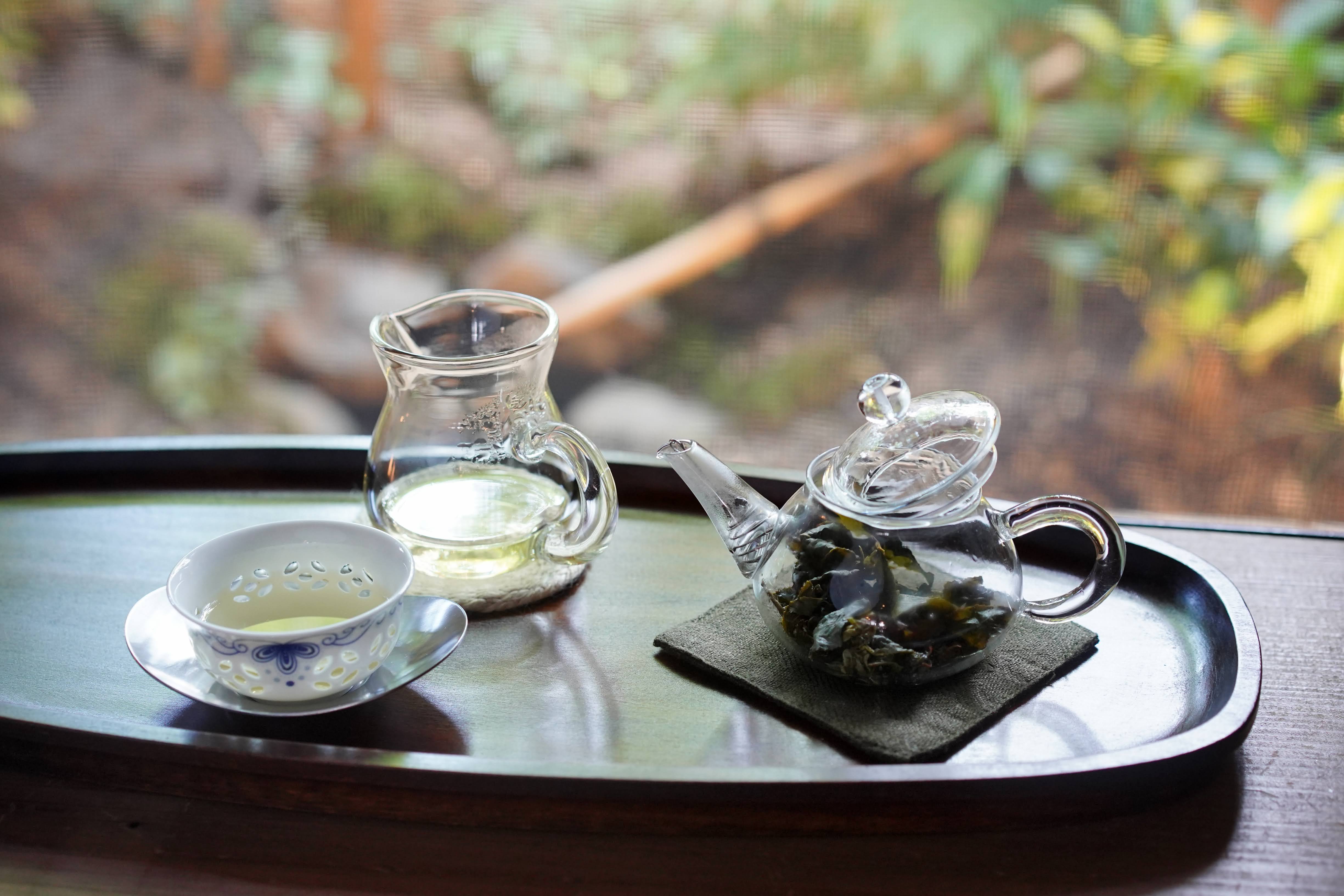 台湾茶セット 巾着ギフトラッピング