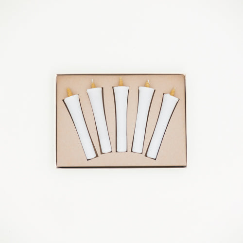 和ろうそく「米ぬかろうそく（白）」５本入