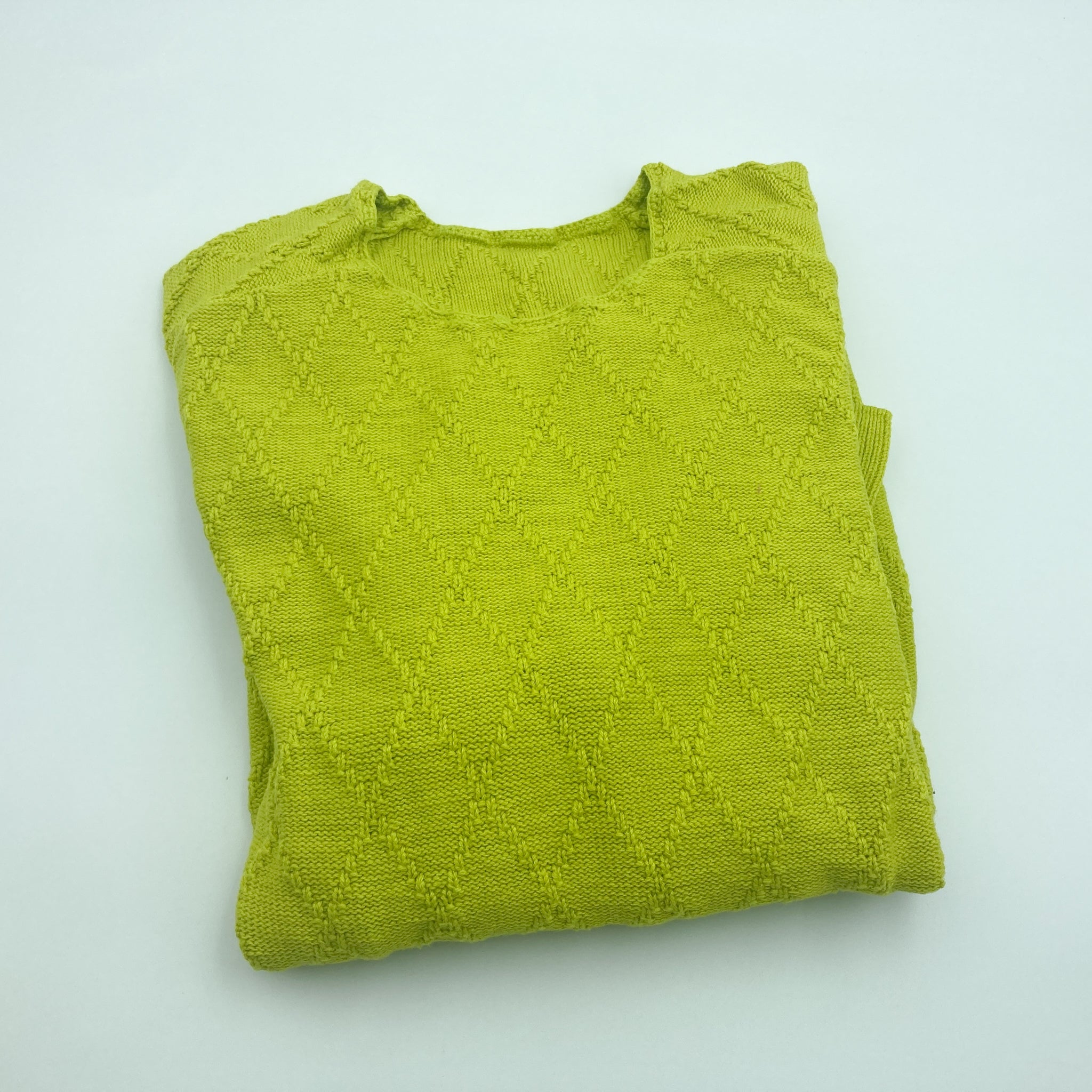 【439】ダイヤ柄セーター【男女兼用】［ezu（旧：リップル洋品店）］