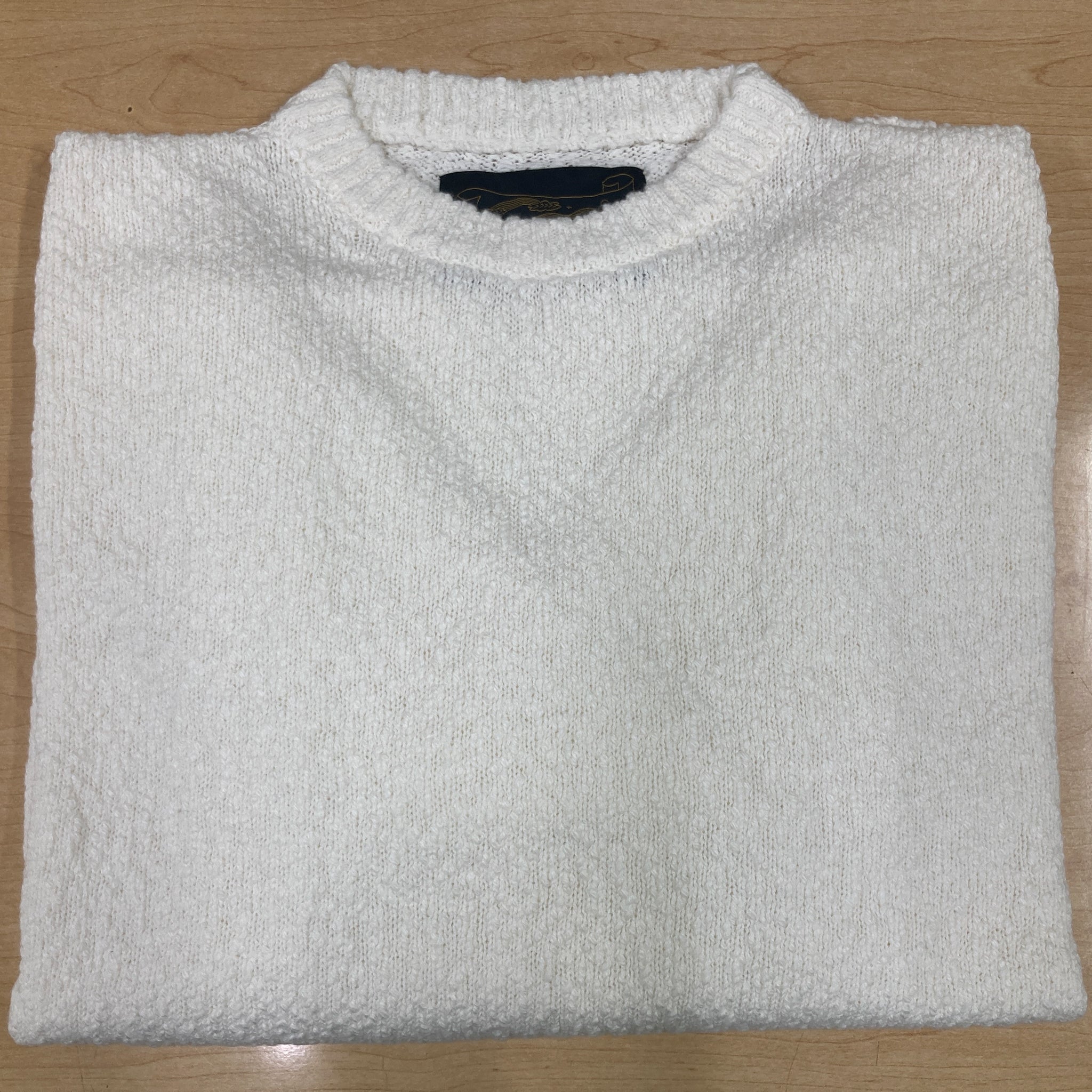 【440】【441】コットンセーター（白・黒）［ezu（旧：リップル洋品店）］