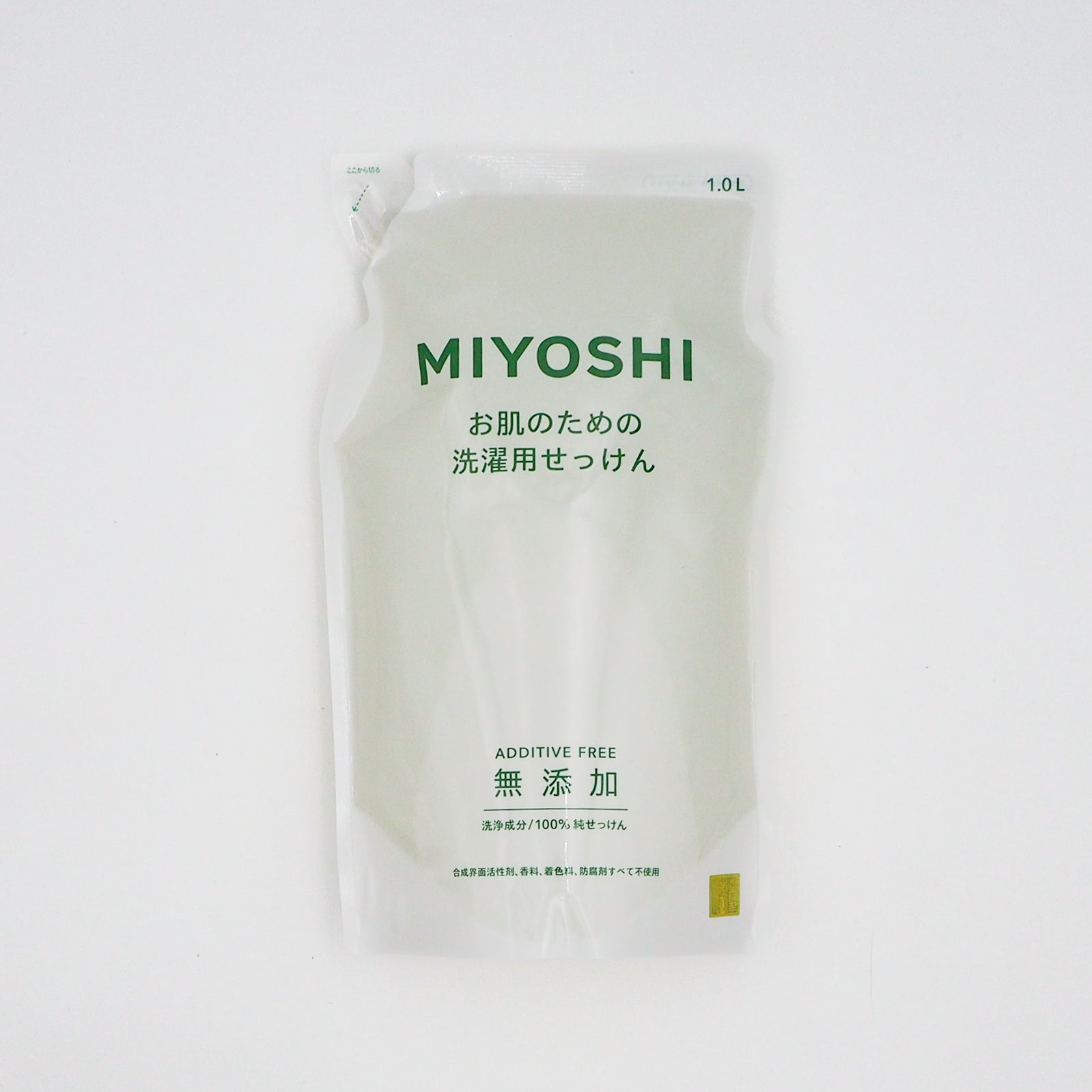 ［詰替］ミヨシ　無添加洗濯用液体せっけん  1000ml