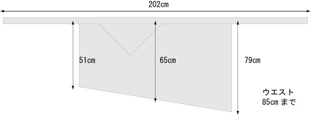 エプロンのサイズ